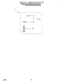 10 - Miscellaneous parts for Whirlpool Washer 8LSP8245AG2 from AppliancePartsPros.com