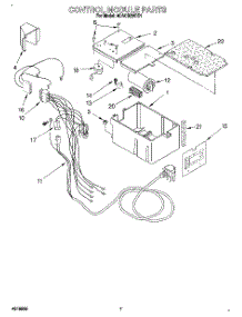 04 - Control Module parts for Whirlpool Air Conditioner 4CACM23DD1 from AppliancePartsPros.com