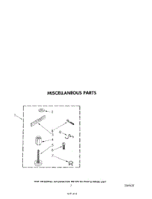 05 - Miscellaneous parts for Whirlpool Washer LA5578XSW1 from AppliancePartsPros.com