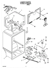 03 - Liner Parts parts for Whirlpool Refrigerator CT18GMXRQ01 from AppliancePartsPros.com