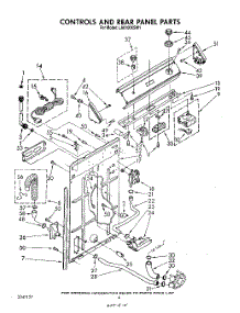 03 - Controls And Rear Panel parts for Whirlpool Washer LA6100XSW1 from AppliancePartsPros.com