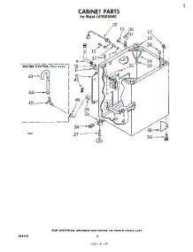 05 - Cabinet parts for Whirlpool Washer LA7800XKW2 from AppliancePartsPros.com