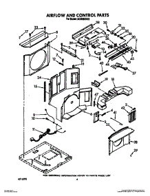 03 - Air Flow And Control parts for Whirlpool Air Conditioner ACU082XX0 from AppliancePartsPros.com