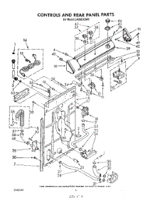 03 - Controls And Rear Panel parts for Whirlpool Washer LA5000XSW0 from AppliancePartsPros.com