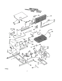 05 - Unit parts for Kitchenaid Refrigerator KTRI18KAWH11 from AppliancePartsPros.com