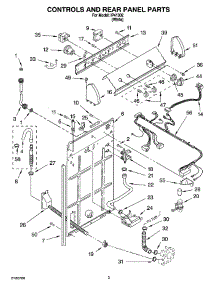 02 - Controls And Rear Panel Parts parts for Whirlpool Washer IP41002 from AppliancePartsPros.com