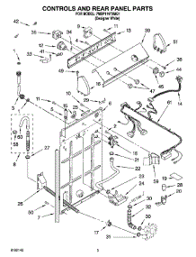 02 - Controls And Rear Panel Parts parts for Whirlpool Washer 7MBP11973MQ1 from AppliancePartsPros.com