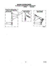 08 - Water System parts for Whirlpool Washer 4LBR7255AW0 from AppliancePartsPros.com