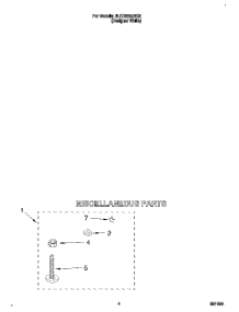 03 - Miscellaneous parts for Whirlpool Washer 3LSC9255BQ0 from AppliancePartsPros.com