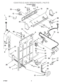 02 - Controls And Rear Panel Parts parts for Whirlpool Washer IJ44001 from AppliancePartsPros.com