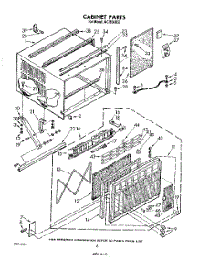 04 - Cabinet parts for Whirlpool Air Conditioner AC1854XS0 from AppliancePartsPros.com