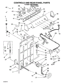 02 - Controls And Rear Panel Parts parts for Whirlpool Washer 7MSAWS800MQ1 from AppliancePartsPros.com