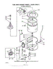 06 - Tub And Basket (Suds Only) parts for Whirlpool Washer LA7000XPW1 from AppliancePartsPros.com