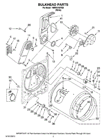 03 - Bulkhead Parts, Optional Parts (Not Included) parts for Maytag Dryer YMED5700TQ0 from AppliancePartsPros.com