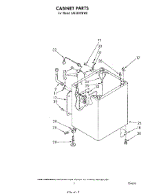 06 - Cabinet parts for Whirlpool Washer LA5500XMW0 from AppliancePartsPros.com