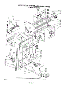 03 - Controls And Rear Panel parts for Whirlpool Washer LA6300XPW0 from AppliancePartsPros.com