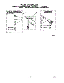 10 - Water System parts for Whirlpool Washer LSV7233BN0 from AppliancePartsPros.com