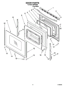 05 - Door Parts, Optional Parts parts for Whirlpool Range IMP85802 from AppliancePartsPros.com