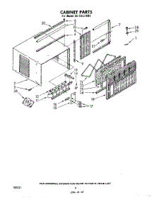 04 - Section parts for Whirlpool Air Conditioner AC1012XM1 from AppliancePartsPros.com
