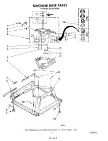07 - Machine Base parts for Whirlpool Washer LA7001XSW0 from AppliancePartsPros.com