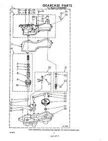 07 - Gearcase parts for Whirlpool Washer LHC4500W1 from AppliancePartsPros.com