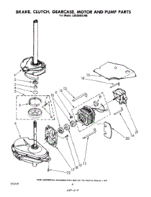 06 - Brake, Clutch, Gearcase, Motor And Pump parts for Whirlpool Washer LB5500XLW0 from AppliancePartsPros.com