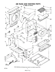 04 - Airflow An Control , Lit / Optional parts for Whirlpool Air Conditioner ALF24040 from AppliancePartsPros.com