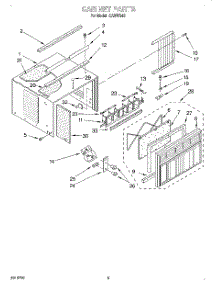 03 - Cabinet parts for Whirlpool Air Conditioner CA8WR42 from AppliancePartsPros.com
