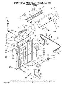 02 - Controls And Rear Panel Parts parts for Maytag Washer NTW5240TQ0 from AppliancePartsPros.com