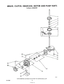09 - Brake, Clutch, Gearcase, Motor And Pump parts for Whirlpool Washer LC4900XSW1 from AppliancePartsPros.com
