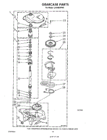10 - Gearcase parts for Whirlpool Washer LA5460XPW5 from AppliancePartsPros.com