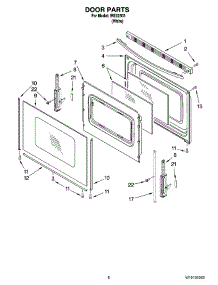 05 - Door Parts, Optional Parts parts for Whirlpool Range IRE32303 from AppliancePartsPros.com