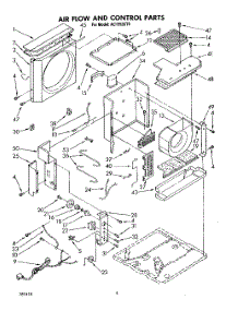 03 - Air Flow And Control parts for Whirlpool Air Conditioner AC1352XT0 from AppliancePartsPros.com
