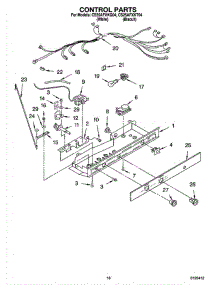 11 - Control Parts parts for Whirlpool Refrigerator CS25AFXKQ04 from AppliancePartsPros.com