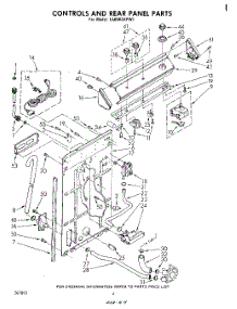 03 - Controls And Rear Panel parts for Whirlpool Washer LA6000XPW1 from AppliancePartsPros.com