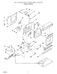 02 - Airflow And Control parts for Whirlpool Air Conditioner CA5WM46 from AppliancePartsPros.com