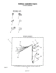 08 - Wiring Harness parts for Whirlpool Washer LA5580XSW1 from AppliancePartsPros.com