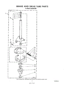 09 - Brake And Drive Tube parts for Whirlpool Washer LA5000XSW0 from AppliancePartsPros.com