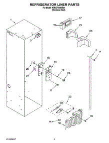 04 - Refrigerator Liner Parts parts for Kitchenaid Refrigerator KBUDT4265E04 from AppliancePartsPros.com