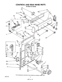 03 - Controls And Rear Panel parts for Whirlpool Washer AL5143VG0 from AppliancePartsPros.com