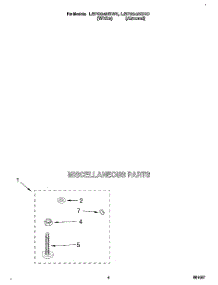 03 - Miscellaneous parts for Whirlpool Washer LSP9245BN0 from AppliancePartsPros.com