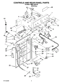 02 - Controls And Rear Panel Parts parts for Maytag Washer 7MMSL7959TW0 from AppliancePartsPros.com
