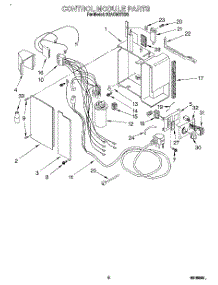 04 - Control Module parts for Whirlpool Air Conditioner 3QACM07XD2 from AppliancePartsPros.com