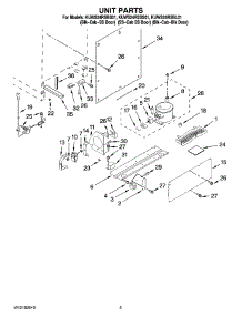 04 - Unit Parts parts for Kitchenaid Wine Cooler KUWS24RSBL01 from AppliancePartsPros.com