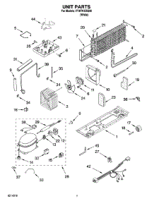 04 - Unit Parts parts for Whirlpool Refrigerator IT18TKXSQ00 from AppliancePartsPros.com