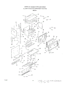 08 - Upper Body parts for Whirlpool Range 1835^3A from AppliancePartsPros.com
