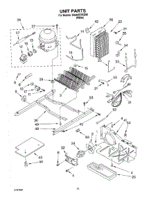 09 - Unit parts for Whirlpool Refrigerator SS25AFXKQ00 from AppliancePartsPros.com