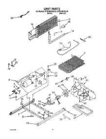 05 - Unit parts for Kitchenaid Refrigerator KTRI18KXWH30 from AppliancePartsPros.com