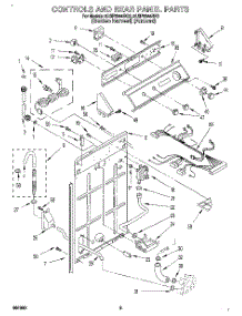 02 - Controls And Rear Panel parts for Whirlpool Washer 8LSP6244BG2 from AppliancePartsPros.com