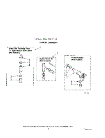 06 - Drain Accessories parts for Whirlpool Washer LA6090XSW1 from AppliancePartsPros.com